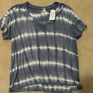 Tie Dye Striped Shirt